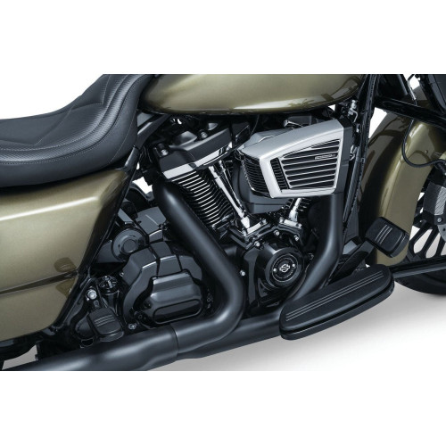 PartzBiz HD: 4412575-Kuryakyn Chrome & Black Hypercharger ES Air Cleaner Harley Milwaukee 8 M8 2017 9361