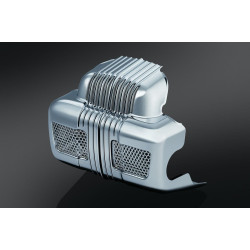 PartzBiz HD KA7677 - Kuryakyn Chrome Coolant Pump Cover For Harley Touring FLH/T Twin Cooled Models | 7677 PartzBiz HD KA7677 - Kuryakyn Chrome Coolant Pump Cover For Harley Touring FLH/T Twin Cooled Models | 7677