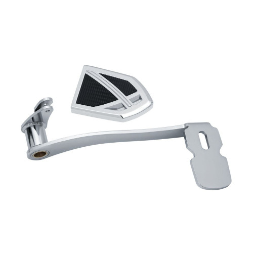 PartzBiz HD: 4412524-Kuryakyn Chrome Extended Brake Pedal & Phantom Pad Harley Touring No Lowers '14+ PartzBiz HD: 4412524-Kuryakyn Chrome Extended Brake Pedal & Phantom Pad Harley Touring No Lowers '14+