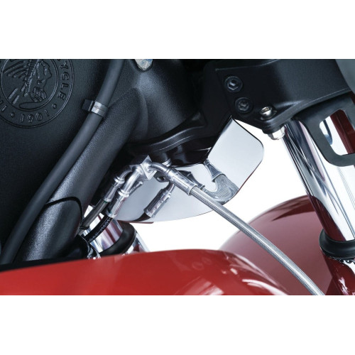 PartzBiz HD: 4412492-Kuryakyn Chrome Lower Triple Tree Wind Deflector Indian Chieftain & Roadmaster | 1946 PartzBiz HD: 4412492-Kuryakyn Chrome Lower Triple Tree Wind Deflector Indian Chieftain & Roadmaster | 1946