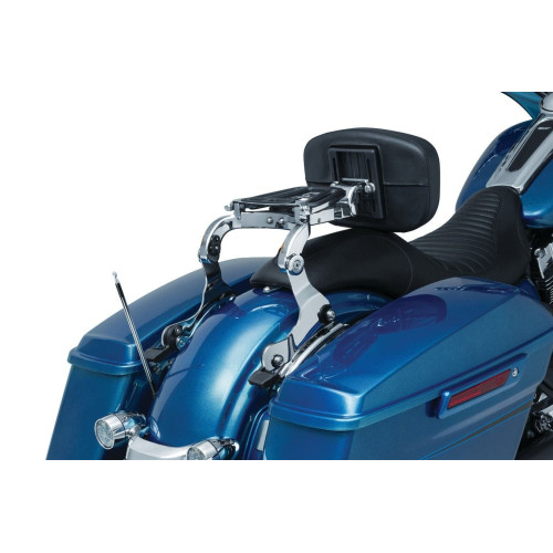 PartzBiz HD: 4412454-Kuryakyn Chrome Quick Release Mount For Multi-Purpose Backrest Harley 14-18