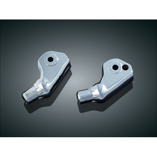 PartzBiz HD: 4412420-Kuryakyn Chrome Rear Tapered Peg Adapters for Honda Goldwing