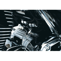 PartzBiz HD KA7779 - Kuryakyn Chrome Starter Mount Cover for Harley FLH/T Touring 09-15 7779 PartzBiz HD KA7779 - Kuryakyn Chrome Starter Mount Cover for Harley FLH/T Touring 09-15 7779