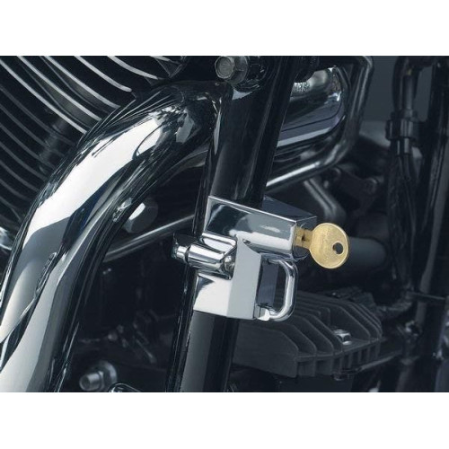 PartzBiz HD: 4412359-ตัวล็อคหมวกกันน็อค Kuryakyn Chrome Universal สำหรับ 1-1/4 | 4232 PartzBiz HD: 4412359-ตัวล็อคหมวกกันน็อค Kuryakyn Chrome Universal สำหรับ 1-1/4 | 4232
