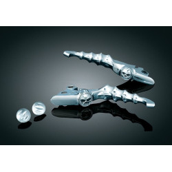 PartzBiz HD KA1058 - Kuryakyn Chrome Zombie Brake Clutch Levers Harley FLH/T Cable Clutch 08-13 | 1058 PartzBiz HD KA1058 - Kuryakyn Chrome Zombie Brake Clutch Levers Harley FLH/T Cable Clutch 08-13 | 1058