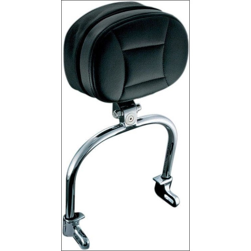 PartzBiz HD: 4412323-Kuryakyn Chrome Adjustable/Quick-Detach Driver Backrest for Harley Softail PartzBiz HD: 4412323-Kuryakyn Chrome Adjustable/Quick-Detach Driver Backrest for Harley Softail