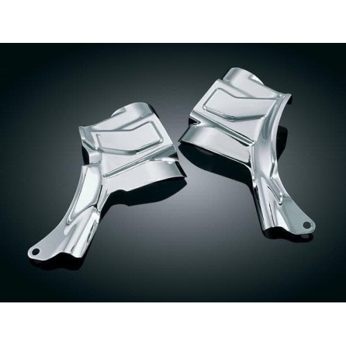PartzBiz HD: 4412305-Kuryakyn Chrome Neck Covers for FL Softail 86-99 | 7831