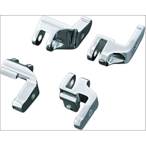 PartzBiz HD: 4412273-ขายึดย้ายพื้นกระดานคนขับ Kuryakyn Chrome Harley FL 1 ” Forward & Out | 4588