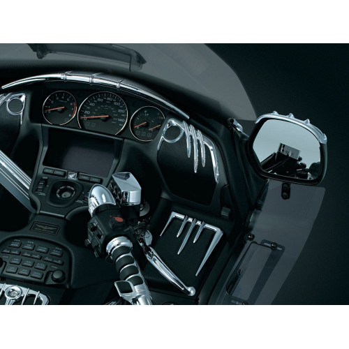 PartzBiz HD: 4412259-แผงปิดลำโพงหน้าโครเมียม Kuryakyn สำหรับ Honda GL1800 & F6B (pr) | 3739 PartzBiz HD: 4412259-แผงปิดลำโพงหน้าโครเมียม Kuryakyn สำหรับ Honda GL1800 & F6B (pr) | 3739
