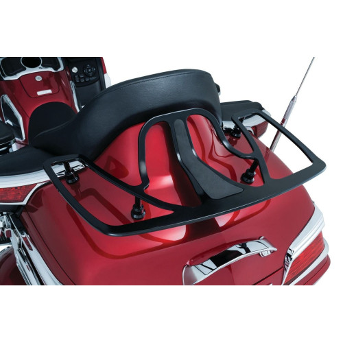 PartzBiz HD: 4412213-Kuryakyn 7157 ชั้นวางสัมภาระสีดำเงาสำหรับ Honda Goldwing GL1800 01-17