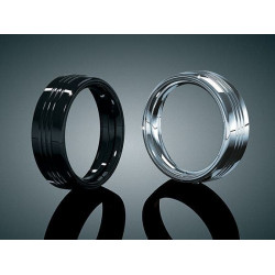 PartzBiz HD KA7276 - Kuryakyn Gloss Black Non LED Trim Ring for 7" Headlight (ea) | 7276