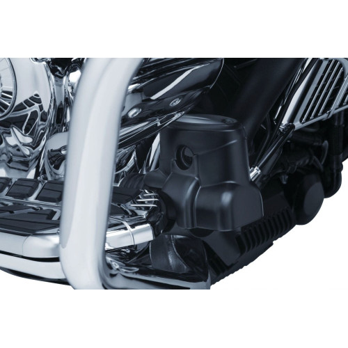 PartzBiz HD: 4412225-ฝาครอบแม่ปั๊มเบรกหลัง Kuryakyn Satin Black สำหรับ Indian (exc Scout) 5181