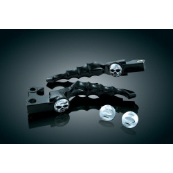 PartzBiz HD KA1091 - Kuryakyn Black Zombie Brake Clutch Levers Harley FLH/T Cable Clutch 08-13 | 1091 PartzBiz HD KA1091 - Kuryakyn Black Zombie Brake Clutch Levers Harley FLH/T Cable Clutch 08-13 | 1091
