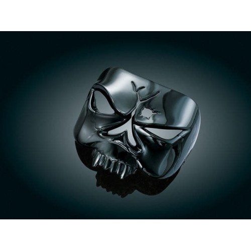 PartzBiz HD: 4412172-Kuryakyn Glossy Black Zombie Taillight Cover | 9024