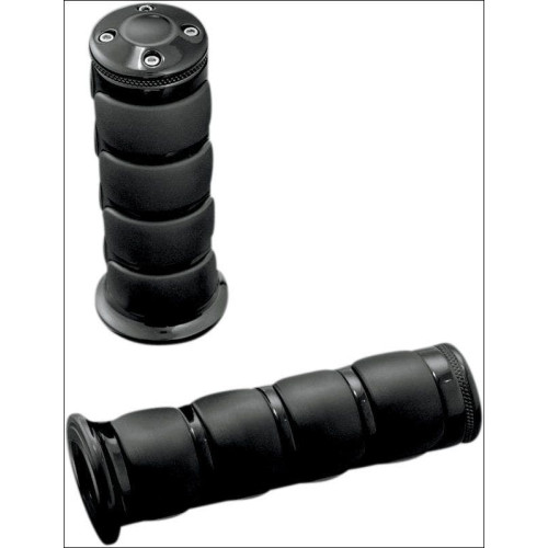 PartzBiz HD: 4412174-ปลอกแฮนด์ Kuryakyn Goss Black††ISO สำหรับ Kawasaki; ซูซูกิ & ยามาฮ่า | 6345