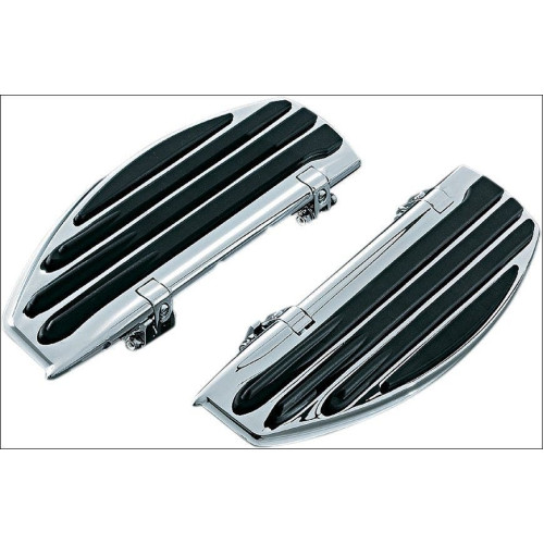 PartzBiz HD: 4412156-Kuryakyn Chrome Driver Front ISO-Floorboards Boards for Harley FLH FLST FLD | 7905 PartzBiz HD: 4412156-Kuryakyn Chrome Driver Front ISO-Floorboards Boards for Harley FLH FLST FLD | 7905