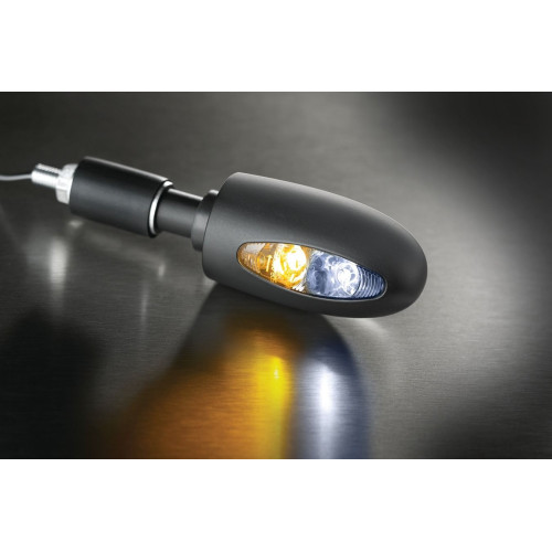 PartzBiz HD: 4412110-Kuryakyn Kellermann BL 1000 2557 Black Amber LED Bar End Turn Signal Harley & Metric PartzBiz HD: 4412110-Kuryakyn Kellermann BL 1000 2557 Black Amber LED Bar End Turn Signal Harley & Metric