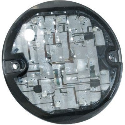 PartzBiz HD KA5441 - Kuryakyn L.E.D. Front Turn Signal Inserts; Flat Style (Smoke) | 5441