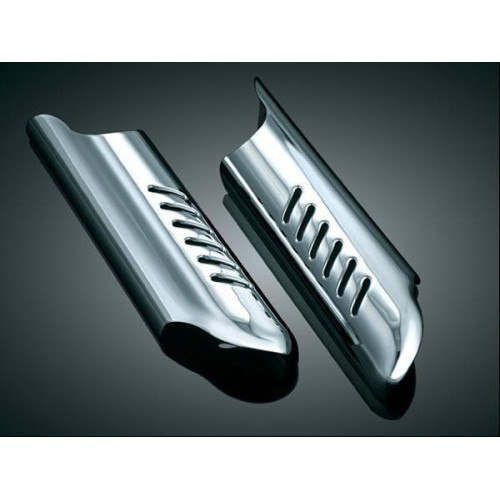 PartzBiz HD: 4412044-Kuryakyn Chrome Lower Leg Deflector Shields for Harley | 7765