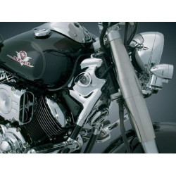 PartzBiz HD KA7856 - ครอบคอโครเมียม Kuryakyn สำหรับ Yamaha V Star 1100 (ชุด) | 7856 PartzBiz HD KA7856 - ครอบคอโครเมียม Kuryakyn สำหรับ Yamaha V Star 1100 (ชุด) | 7856