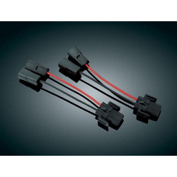 PartzBiz HD KA5494 - Kuryakyn Plug & Play 04-Earlier Passing Lamp Adapters | 5494