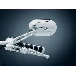 PartzBiz HD KA1407 - Kuryakyn Replacement for Magnum Mirror Large Head with Convex Glass (ea) | 1407