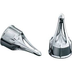 PartzBiz HD KA1225 - Kuryakyn Roman Axle Caps 84-14 ซอฟเทล; ไดน่า; รุ่นทัวร์ริ่ง | 1225