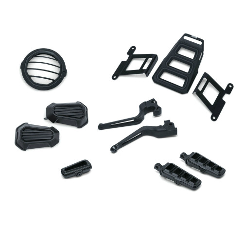 PartzBiz HD: 4411928-Kuryakyn Satin Black Complete Dillinger Product Kit for Harley Sportster XL XL Sportster Sporty PartzBiz HD: 4411928-Kuryakyn Satin Black Complete Dillinger Product Kit for Harley Sportster XL XL Sportster Sporty
