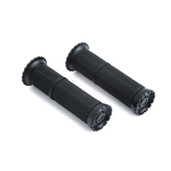 PartzBiz HD KA3587 - Kuryakyn Satin Black Riot Grips for 7/8" Diameter Bars Honda Yamaha 3587 PartzBiz HD KA3587 - Kuryakyn Satin Black Riot Grips for 7/8" Diameter Bars Honda Yamaha 3587