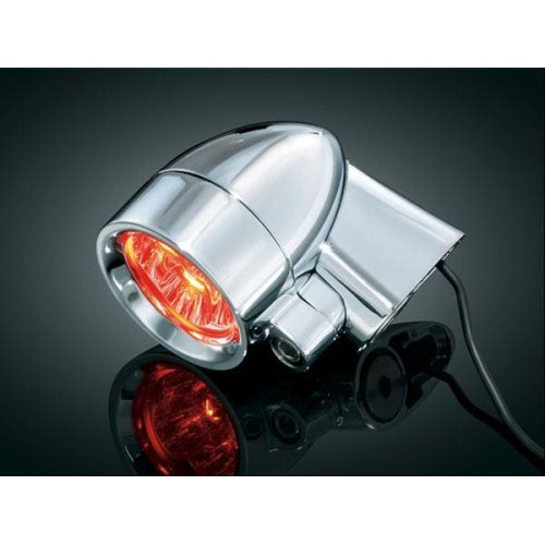 PartzBiz HD: 4411903-Kuryakyn Chrome Red Deep Dish Strut Mounted Silver Bullets | 1650