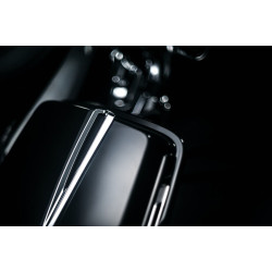 PartzBiz HD KA7764 - Kuryakyn Chrome Slotted Saddlebag Accents | 7764