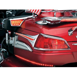 PartzBiz HD KA3233 - Kuryakyn Trunk Accent Swoops with L.E.D. Lights | 3233