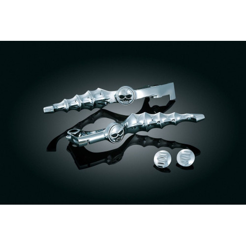 PartzBiz HD: 4411745-Kuryakyn Chrome Zombie Brake Clutch Levers Honda Shadow Nighthawk Fury Spirit | 7411 PartzBiz HD: 4411745-Kuryakyn Chrome Zombie Brake Clutch Levers Honda Shadow Nighthawk Fury Spirit | 7411
