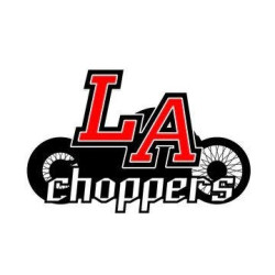 PartzBiz HD DS06016267 - LA Choppers 1 1/2 ” Chrome Kage Fighter T-Bars 12 ” Rise สำหรับ Harley | แอลเอ-7343-12