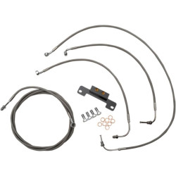 PartzBiz HD DS06620204 - ชุดสายเบรค LA Choppers 18-20 Mini Apes สแตนเลส ไม่มี ABS Harley M8 17-Up PartzBiz HD DS06620204 - ชุดสายเบรค LA Choppers 18-20 Mini Apes สแตนเลส ไม่มี ABS Harley M8 17-Up