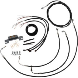 PartzBiz HD DS06620208 - ชุดสายไฟและสายไฟ LA Choppers Standard Mini Apes สีดำ ไม่มี ABS Harley M8 17-Up PartzBiz HD DS06620208 - ชุดสายไฟและสายไฟ LA Choppers Standard Mini Apes สีดำ ไม่มี ABS Harley M8 17-Up