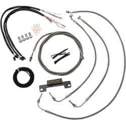 PartzBiz HD DS06620207 - ชุดสายไฟและสายไฟ LA Choppers Standard Mini Apes Stainless ไม่มี ABS Harley M8 17-Up PartzBiz HD DS06620207 - ชุดสายไฟและสายไฟ LA Choppers Standard Mini Apes Stainless ไม่มี ABS Harley M8 17-Up