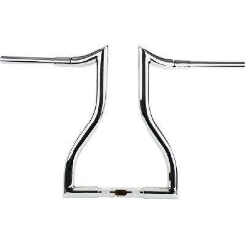 PartzBiz HD: 4411611-LA Choppers Chrome 16 ” แฮนด์บาร์ Hammerhead T-Bar Harley FLH/T 15-23 0601-5360 06015360 LA-7316-14