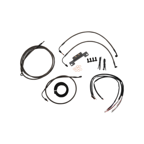 PartzBiz HD: 4411488-La Choppers Complete Midnight Cable Line 15" - 17" Kit Harley 14-15 FLHX Non ABS | LA-8012KT2-16M PartzBiz HD: 4411488-La Choppers Complete Midnight Cable Line 15" - 17" Kit Harley 14-15 FLHX Non ABS | LA-8012KT2-16M