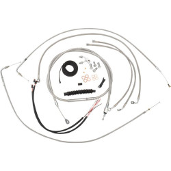 PartzBiz HD DS06101338 - สายสแตนเลส La Choppers 18 ”-20 ” Kit Harley 11-14 Softail ABS | LA-8150KT2-19
