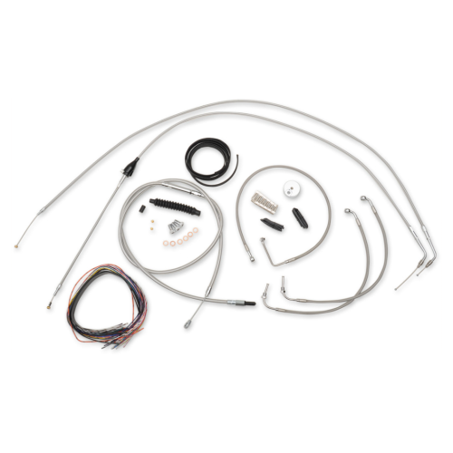 PartzBiz HD: 4411372-สายสแตนเลส La Choppers 18 ”-20 ” Kit Harley 96-06 FLHT/C/U/X | LA-8005KT2A-19