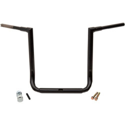 PartzBiz HD DS06014499 - La Choppers สีดำเงา 18 ” Grande Twin Peaks 1 1/2 ” แฮนด์บาร์ Harley FLH 99-13 | LA-7364-18B