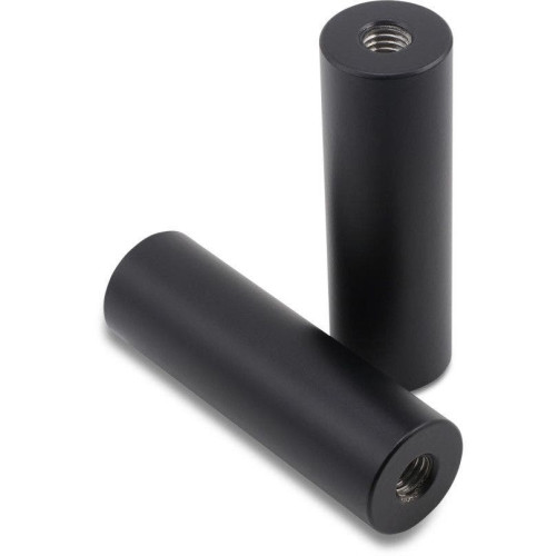 PartzBiz HD: 4411305-LA Choppers LA-7335-04RM Flat Black 4" Straight 1-1/4" Handlebar Risers Custom Chopper Motorcycle Bike Universal Harley Davidson Metric Indian Upgrade Replacement Handle Bar Mount Extenders 0602-1019 06021019