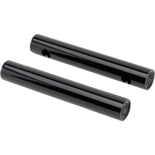 PartzBiz HD: 4411307-LA Choppers LA-7335-06RB Gloss Black 6" Straight 1-1/4" Handlebar Risers Custom Chopper Motorcycle Bike Universal Harley Davidson Metric Indian Upgrade Replacement Handle Bar Mount Extenders 0602-1021 06021021
