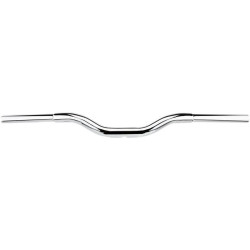 PartzBiz HD DS06014922 - LA Choppers LA-7335-XXT โครเมี่ยม 1-1/4 ” Kage Fighter T-Bar แฮนด์ TBW Harley Davidson Throttle By Wire Straight Risers Stainless Steel Custom Chopper Bike แฮนด์มอเตอร์ไซค์