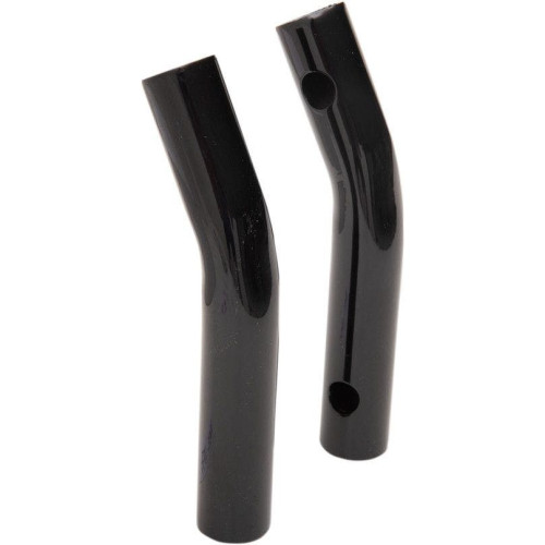 PartzBiz HD: 4411287-LA Choppers LA-7336-08RB Gloss Black 8" Risers 1-1/4" Pullback 1-1/4" Diameter Custom Chopper Motorcycle Bike Universal Harley Davidson Metric Indian Upgrade Replacement Handle Bar Mount Extenders 0602-1033 06021033