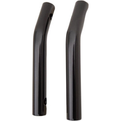 PartzBiz HD DS06021036 - LA Choppers LA-7336-10RB Gloss Black 10" Risers 1-1/4" Pullback 1-1/4" Diameter Custom Chopper Motorcycle Bike Universal Harley Davidson Metric Indian Upgrade Replacement Handle Bar Mount Extenders 0602-1036 06021036