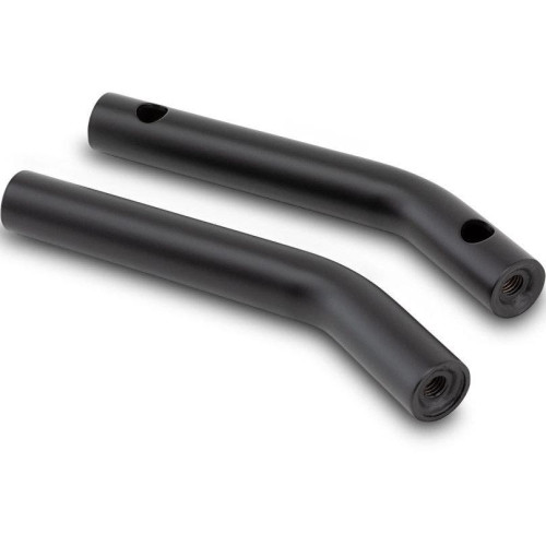 PartzBiz HD: 4411291-LA Choppers LA-7336-10RM Flat Black 10" Risers 1-1/4" Pullback 1-1/4" Diameter Custom Chopper Motorcycle Bike Universal Harley Davidson Metric Indian Upgrade Replacement Handle Bar Mount Extenders 0602-1037 06021037