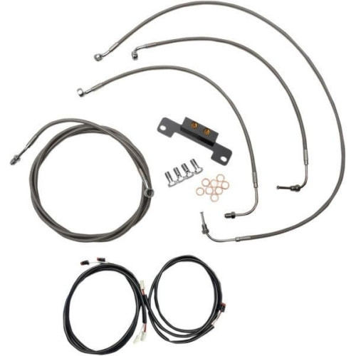 PartzBiz HD: 4411244-LA Choppers Plug n Play ชุดสายไฟ 12-14 Ape Hanger Harley Touring M8 17-Up
