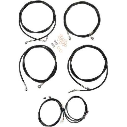 PartzBiz HD: 4411259-ชุดสายไฟ LA Choppers Plug Play 8 Ape Hanger ABS สีดำ Harley Touring 17-Up PartzBiz HD: 4411259-ชุดสายไฟ LA Choppers Plug Play 8 Ape Hanger ABS สีดำ Harley Touring 17-Up